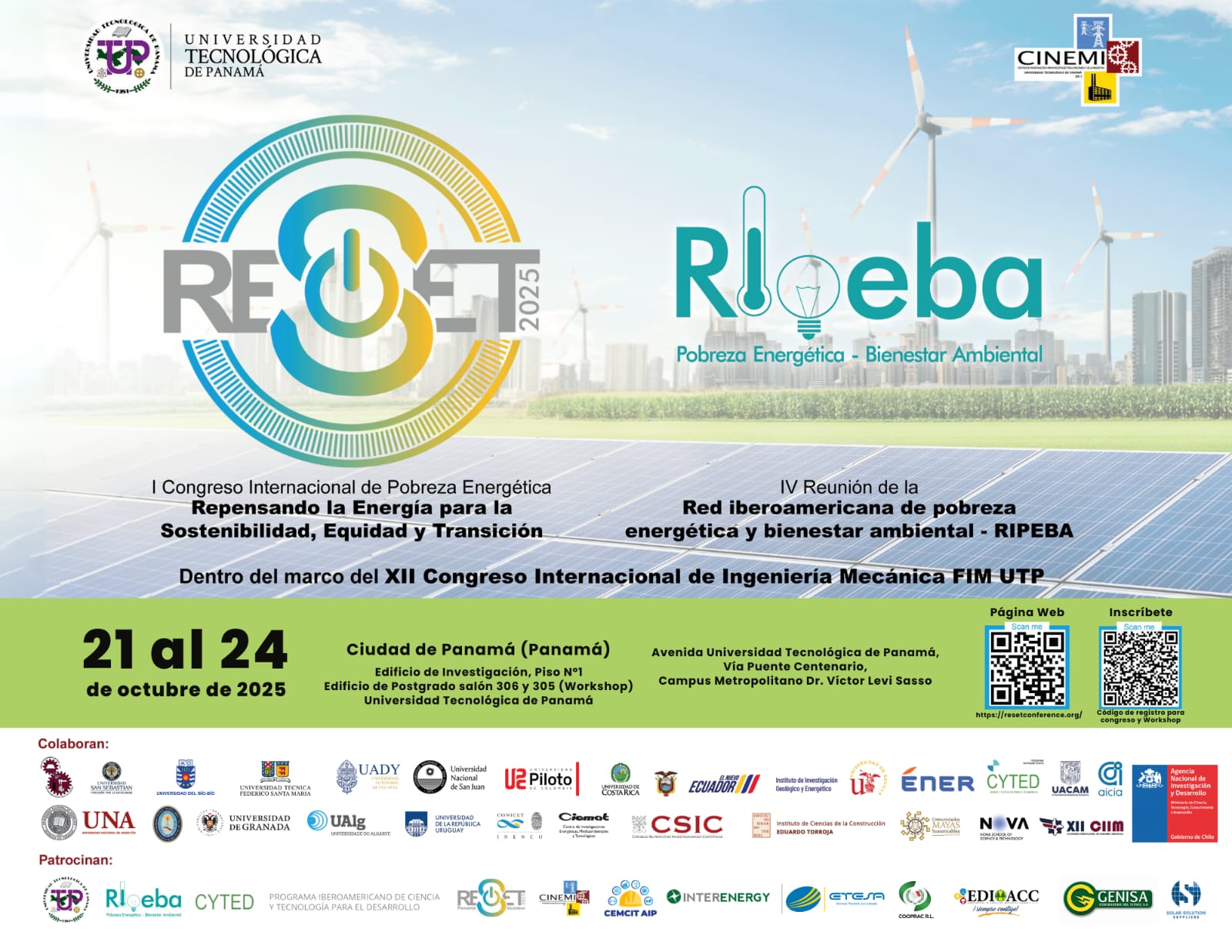 I Congreso Internacional de Pobreza Energética "Repensando la Energía para la Sostenibilidad, Equidad y Transición" 