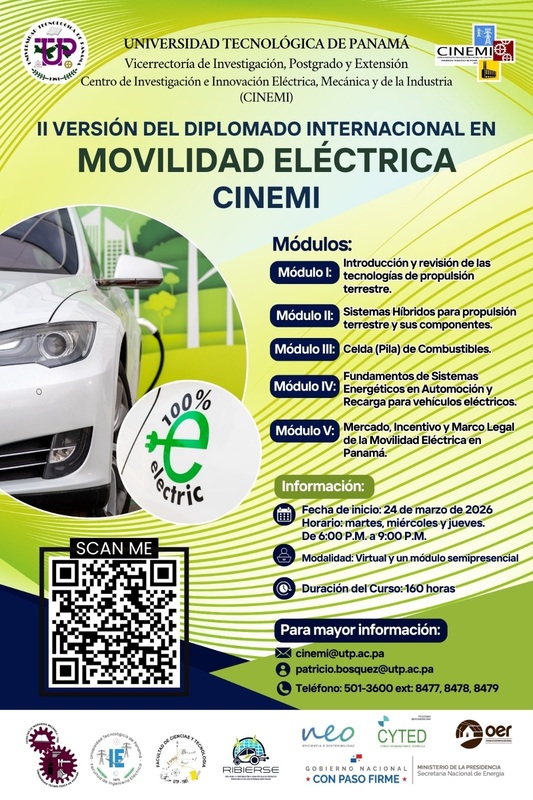 Versión 2 de diplomado Internacional en Movilidad Eléctrica CINEMI